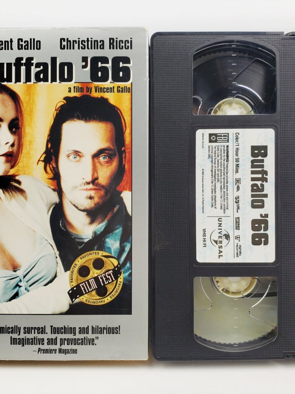 Buffalo '66 VHS Movie Christina Ricci Vincent Gallo Indie Cult 90s Tested